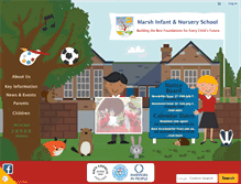Tablet Screenshot of marshschool.com